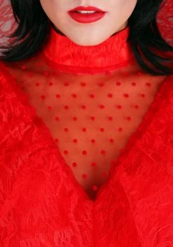 Red Gothic Plus Size Wedding Dress Costume 3 Red Gothic Plus Size Wedding Dress Costume -FunCostumes shop red gothic plus size wedding dress costume 3