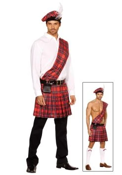Scottish Kilt Costume For Men