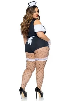 Plus Size Women's Sexy Foxy Frenchie Costume -FunCostumes shop sexy foxy frenchie womens plus size costume alt 4