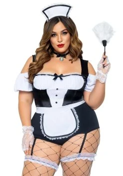 Plus Size Women's Sexy Foxy Frenchie Costume