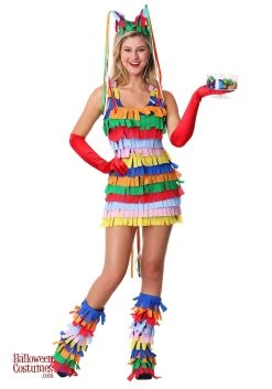 Sexy Pinata Plus Size Costume -FunCostumes shop sexy plus size pinata costume alt 2