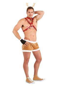 Sexy Reindeer Men's Costume -FunCostumes shop sexy reindeer costume for men alt 2