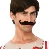 Wig And Mustache For Men Strongman Costume