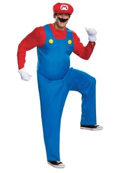 Super Mario Brothers Mario Deluxe Costume For Men