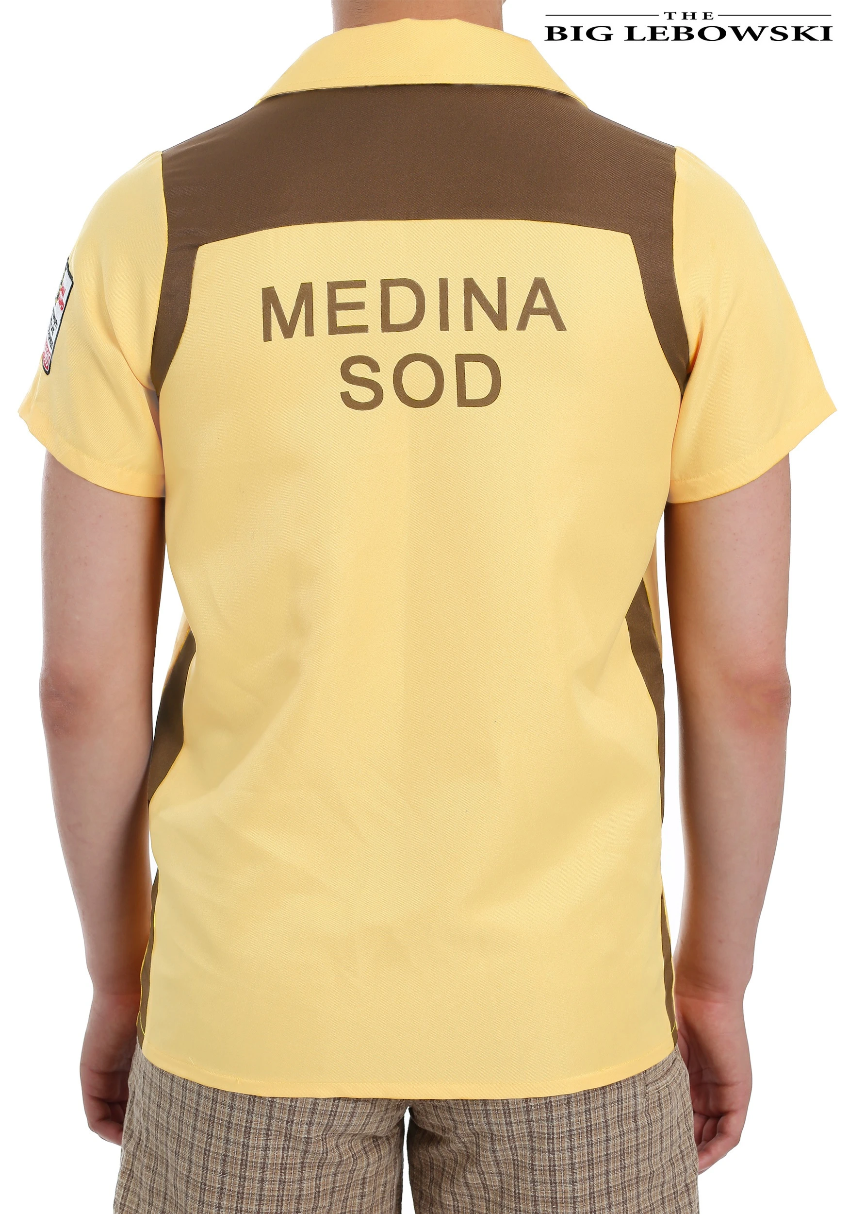 The Big Lebowski Medina Sod Men's Bowling Shirt The Big Lebowski Medina Sod Men's Bowling Shirt -FunCostumes shop the big lebowski medina sod mens bowling shirt 1