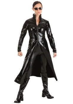 The Matrix Trinity Costume For Women -FunCostumes shop the matrix womens trinity costume alt 2