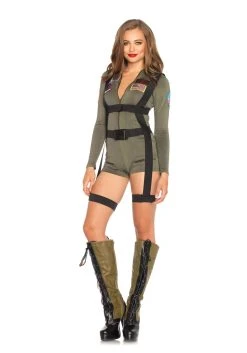 Top Gun Romper For Women Costume