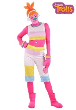 Women's Trolls DJ Suki Costume -FunCostumes shop trolls womens dj suki costume alt 3