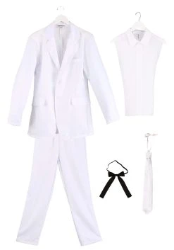 White Costume Suit For Men 17 White Costume Suit For Men -FunCostumes shop white suit mens costume alt 8