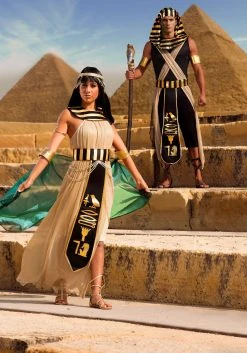 Plus Size Powerful Cleopatra Costume For Women -FunCostumes shop womens all powerful cleopatra plus size costume alt 2