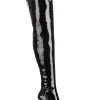 Black Patent Over The Knee Women's Boots