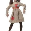 Women's Burlap Voodoo Doll Costume
