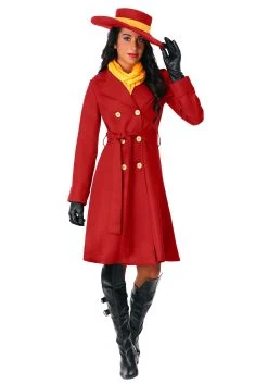 Carmen Sandiego Women's Costume -FunCostumes shop womens carmen sandiego costume alt 5