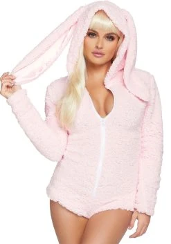 Women's Cuddle Bunny Costume -FunCostumes shop womens cuddle bunny costume alt 3