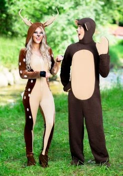Womens Deer Fawn Costume -FunCostumes shop womens deer fawn costume alt 11