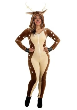 Womens Deer Fawn Costume -FunCostumes shop womens deer fawn costume alt 7
