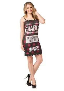 Taco Bell Women's Diablo Taco Bell Sauce Packet Costume