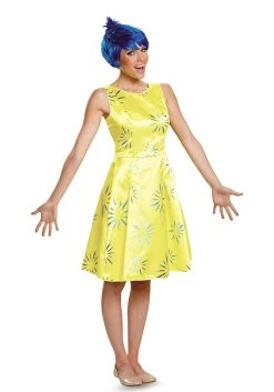 Disney Inside Out Joy Deluxe Costume For Women