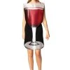 Glass Of Red Wine Women's Costume