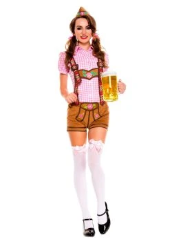 Lederhosen Beer Babe Women's Costume