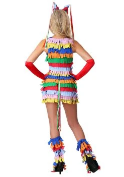 Women's Pinata Costume Dress -FunCostumes shop womens pinata costume dress alt 2