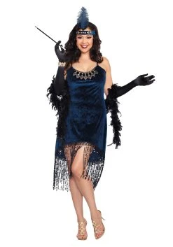 Plus Size Downtown Doll Costume For Women