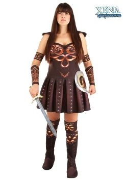 Plus Size Xena Warrior Princess Costume For Women