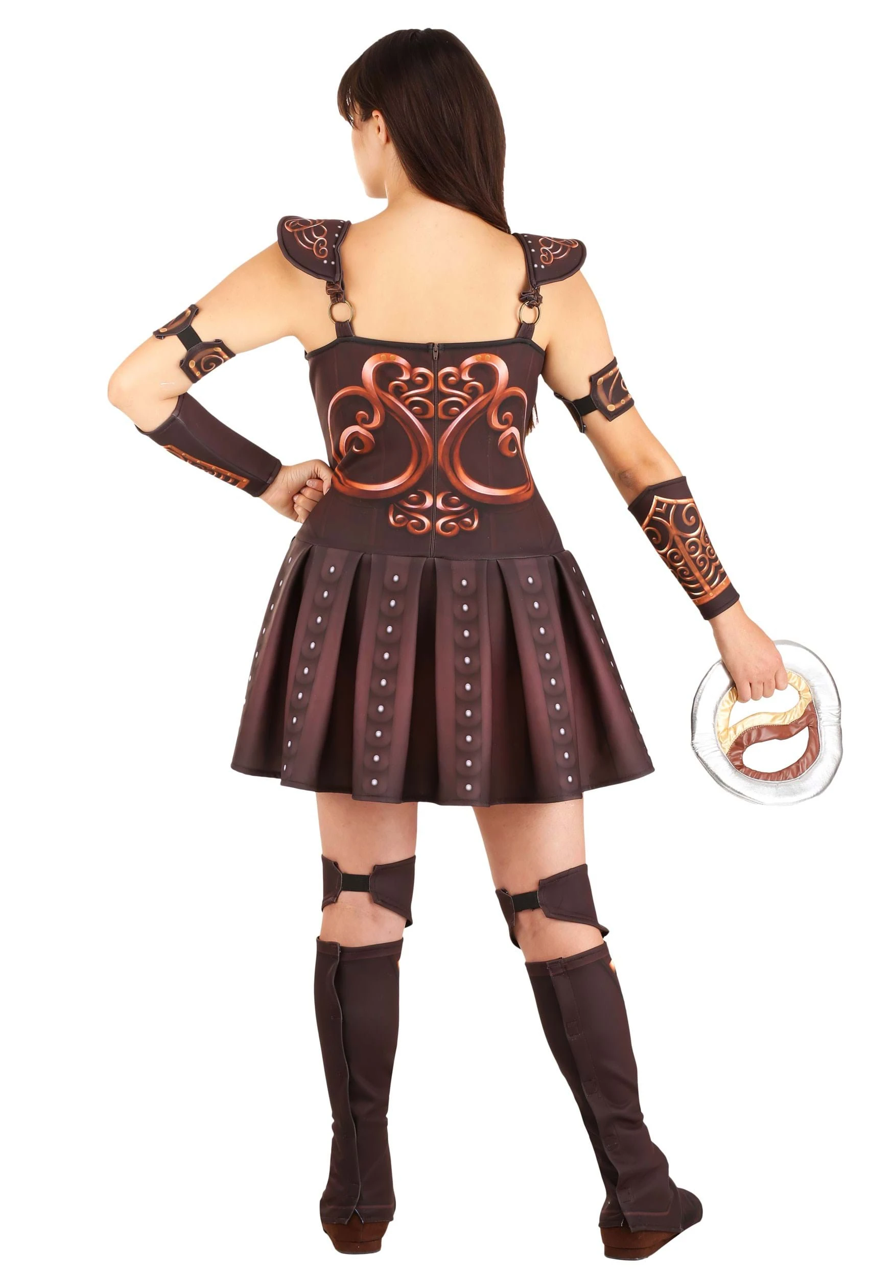 Plus Size Xena Warrior Princess Costume for Women Plus Size Xena Warrior Princess Costume For Women -FunCostumes shop womens plus size xena warrior princess costume alt 1