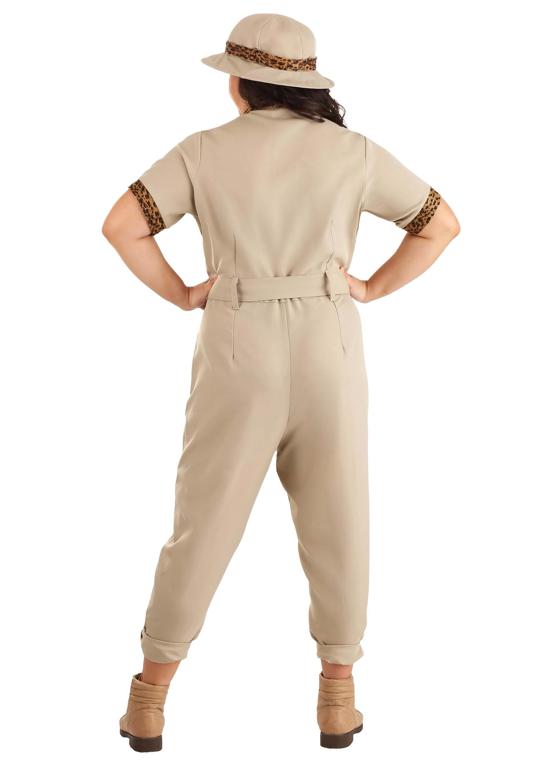 Plus Size Zookeeper Costume for Women Plus Size Zookeeper Costume For Women -FunCostumes shop womens plus size zookeeper costume alt 1