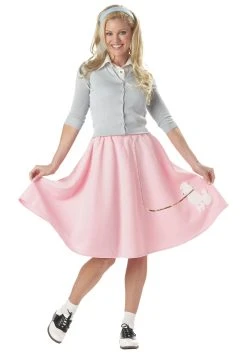 Women's Poodle Pink Skirt Costume