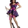 Purple Web Witch Women's Costume