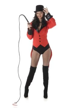 Women's Sexy Red Ringmaster Costume