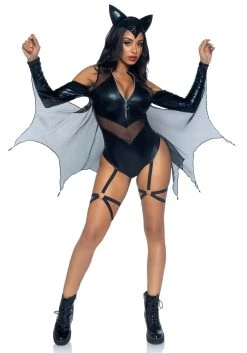 Sexy Night Bat Women's Costume
