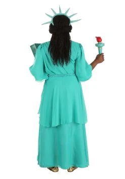 Statue Of Liberty Women's Costume -FunCostumes shop womens statue of liberty costume alt 2